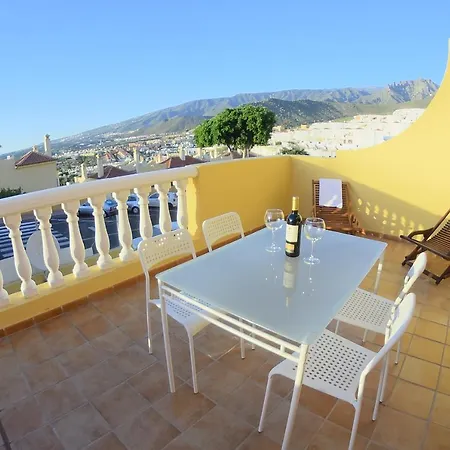 Sunny Terraced Apartment In Costa Adeje, Tenerife South Lägenhet *